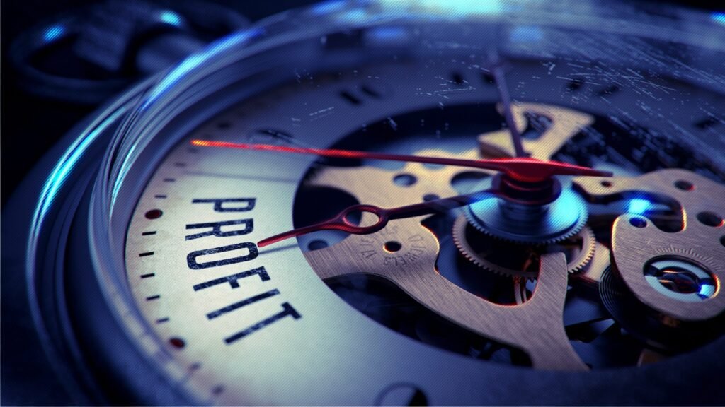 corporate profit margin ticking down?