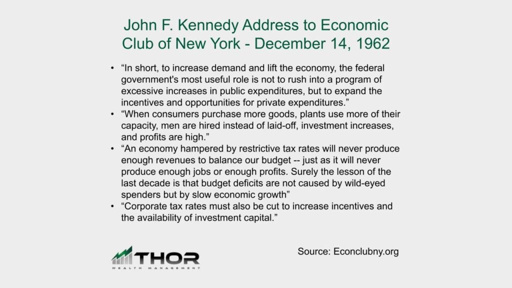 JFK Address to Economic Club of NY - Thor Wealth Managment, Inc. - Thor Wealth Managment, Inc.